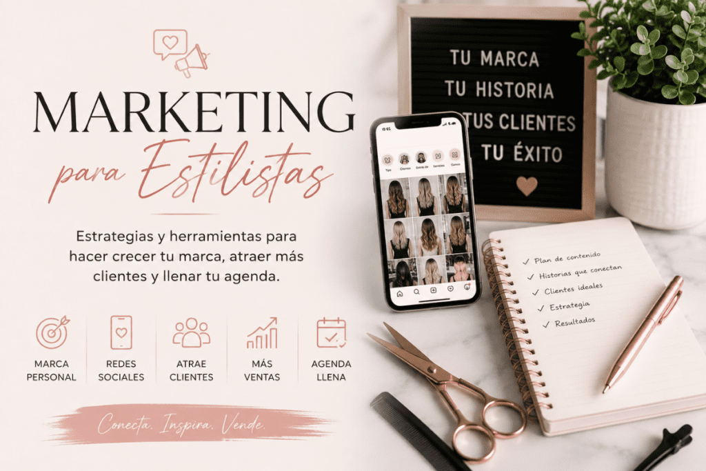 Marketing para estilistas y salones de belleza