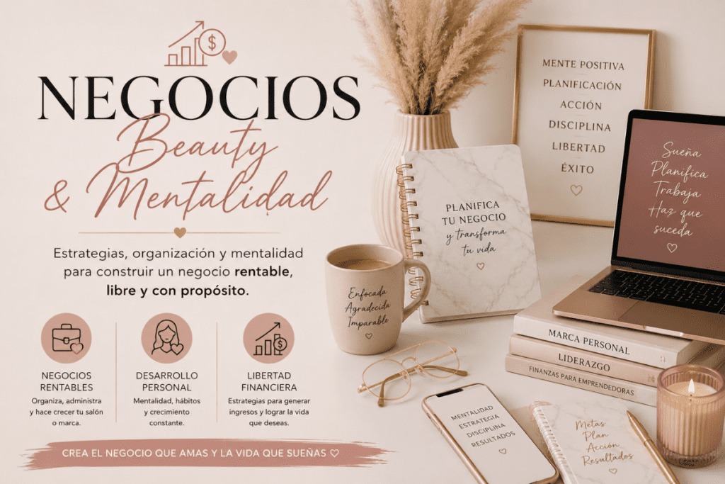 Negocio beauty y mentalidad para estilistas